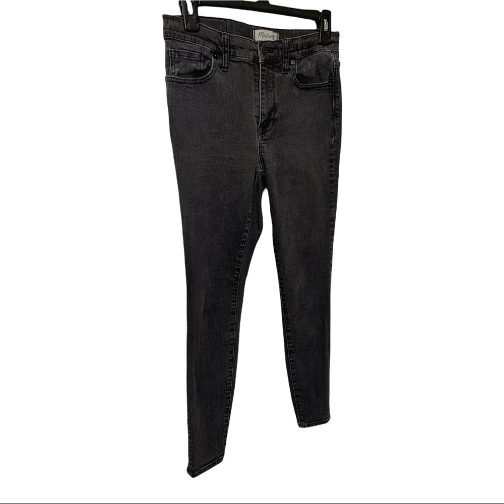 *SOLD* MADEWELL HIGH RISER SKINNY FADED BLACK JEANS ACID WASHED DENIM SIZE 28 - Picture 10 of 16